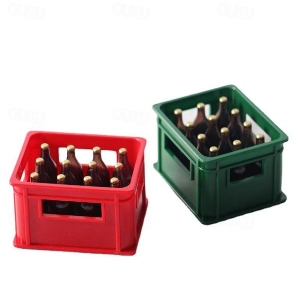 1:12 simulation mini real beer box drink box creative simulation decoration accessories 2025 - US $8.49