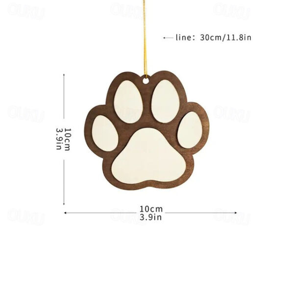 1pc, Festive Dog Paw Christmas Tree Pendant - Add a Touch of Holiday Cheer to Your Home Decor 2025 - US $8.49