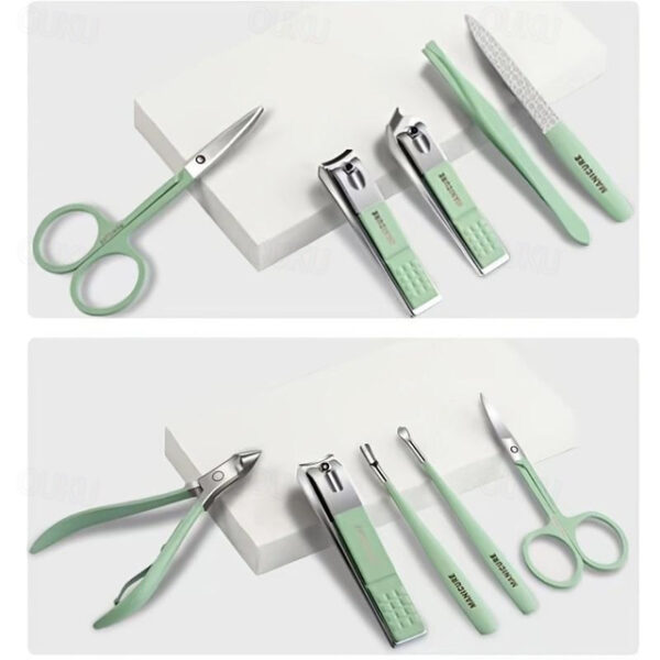 22pcs Professional Nail Clippers Pedicure Kit Stainless Steel Toenails Nail Files Ear Spoon, Grooming Kit For Travel 2025 - US $13.99