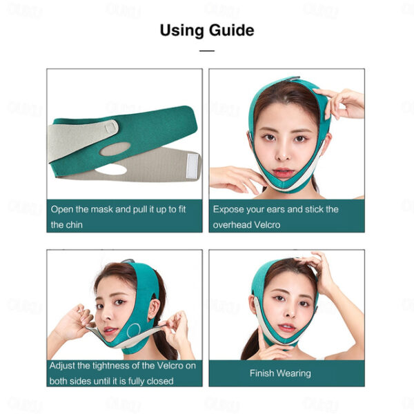 Breathable V Shape Bandage Face Lift Up Slimming Mask Belt Anti Wrinkle Reduce Double Chin Band V Face Chin Cheek Strap 2025 - US $9.49