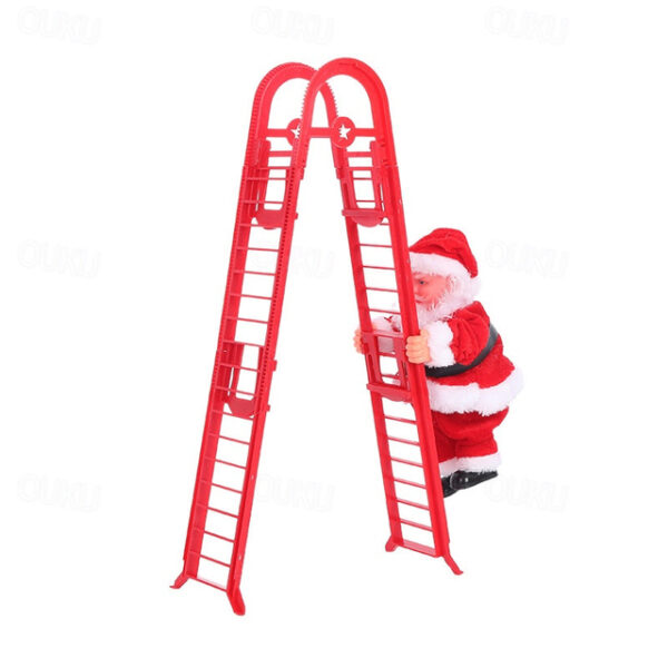 Christmas Decorations Deals! Abcnature LED Christmas Decoration Santa Claus Electric Climbing Hanging Xmas Toys 2025 - US $15.99