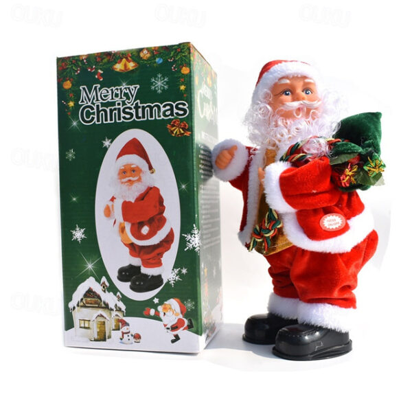 Christmas Decorations Deals! Abcnature LED Christmas Decoration Santa Claus Electric Climbing Hanging Xmas Toys 2025 - US $15.99