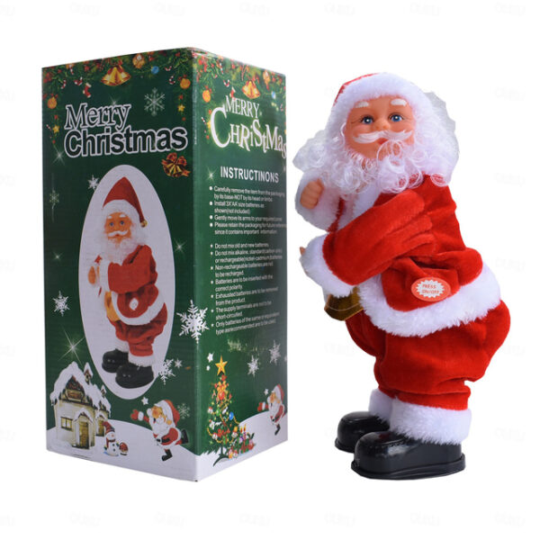 Christmas Decorations Deals! Abcnature LED Christmas Decoration Santa Claus Electric Climbing Hanging Xmas Toys 2025 - US $15.99