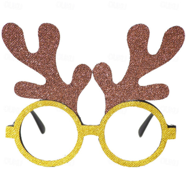 Christmas Decorations, Eyeglass Frames, Couples, Children'S Outfits, Photography Props, Christmas Trees, Deer Antler Glasses 2025 - US $7.49