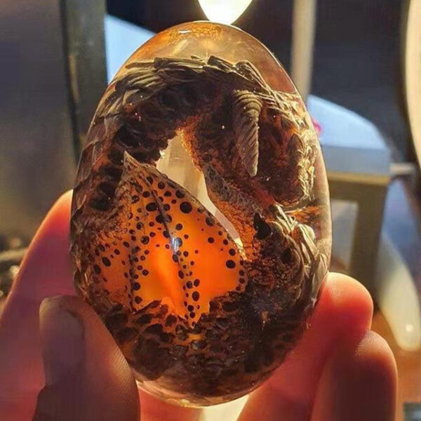 Dinosaur Egg Hot Lava Dragon Egg Resin Home Gift 2025 - US $21.99