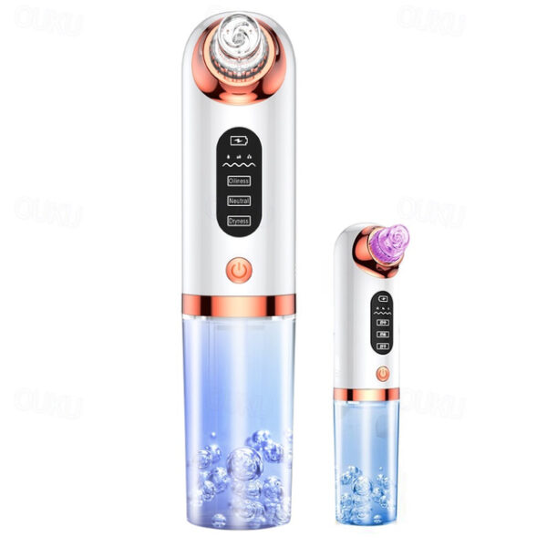 Electric Purple Light Therapy Small Bubble Water Cycle Blackhead Remover Pore Acne Pimple Removal Vacuum Suction Facial Cleaner Tool 2025 - US $24.99