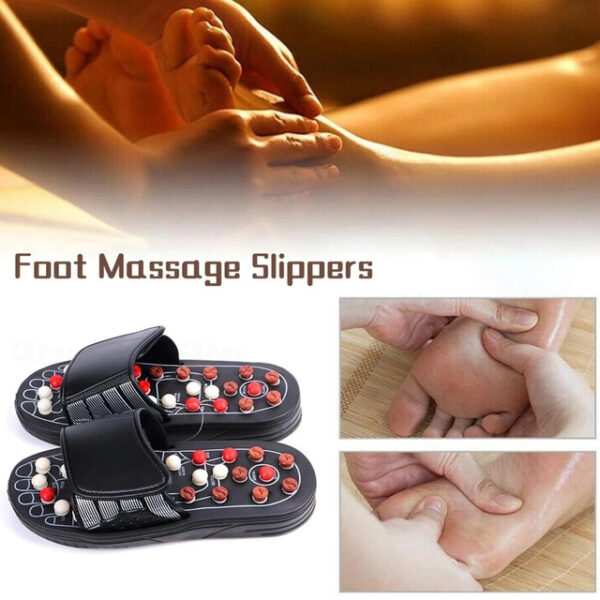 Foot Massage Slippers Acupuncture Therapy Massager Shoes For Foot Acupoint Activating Reflexology Feet Care Massageador Sandal 2025 - US $19.99