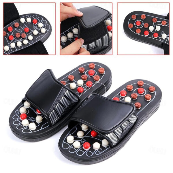 Foot Massage Slippers Acupuncture Therapy Massager Shoes For Foot Acupoint Activating Reflexology Feet Care Massageador Sandal 2025 - US $19.99