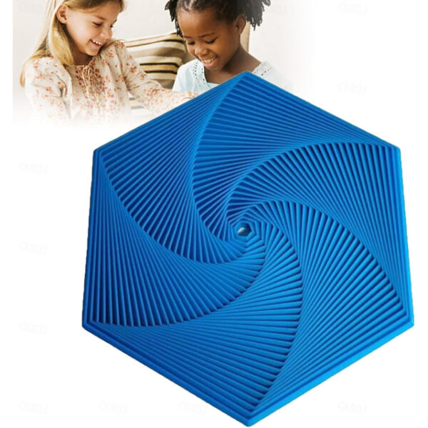 Fractal Fidget Hexagon, 3D Printed Hexagonal Toys, 3D Printed Fidget, Infinity Cube Fidget Toy, Geometric Fidget Toy, Hexagon Spiral Fidget Toy, Stres
