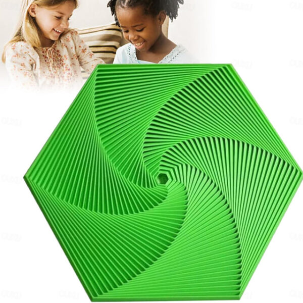 Fractal Fidget Hexagon, 3D Printed Hexagonal Toys, 3D Printed Fidget, Infinity Cube Fidget Toy, Geometric Fidget Toy, Hexagon Spiral Fidget Toy, Stres