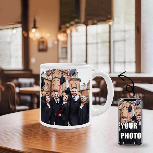 Personalized Graduation Gift MugClass of 2025 Custom Photo Coffee Cup Graduate Gift for Him or Her Congrats Graduation Party Favor 11oz Ceramic Keepsa