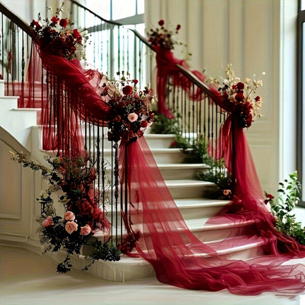 Wedding Arch Draping Fabric, 315 inch White Drapes Sheer Backdrop Curtain for Wedding Ceremony Party Ceiling Decor 2025 - US $10.99
