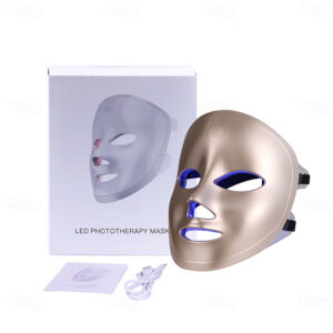 Wireless 7 Colors LED Light Therapy Face Mask Photon Therapy Mask For Skin Rejuvenation Anti Aging Wrinkle Freckle Removal Acne Treatment 2025 - US $8